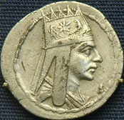 Tetradrachma of Tigran II the Great, King of Armenia.