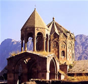 The dome of the Cathedral in St. Stephanos, a late medieval Armenian monastery in northern Iran.